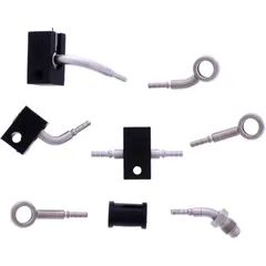 Bremsschlauch Stahlflex Kit Anschluss silber 4 - teilig passend für: Honda CBR 7576075