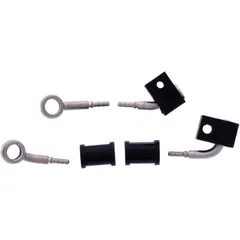 Bremsschlauch Stahlflex Kit Anschluss silber 2 - teilig passend für: Honda CBR 7576076