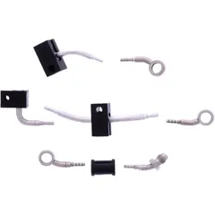 Bremsschlauch Stahlflex Kit Anschluss silber 4 - teilig passend für: Honda CBR 7576079