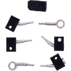 Bremsschlauch Stahlflex Kit Anschluss silber 3 - teilig passend für: Honda CBR 7576080