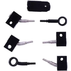 Bremsschlauch Stahlflex Kit Anschluss schwarz 3 - teilig passend für: Honda CBR 7576082