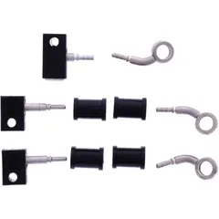 Bremsschlauch Stahlflex Kit Anschluss silber 3 - teilig passend für: Honda FJS