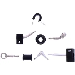 Bremsschlauch Stahlflex Kit Anschluss silber 3 - teilig passend für: Honda MSX