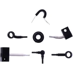 Bremsschlauch Stahlflex Kit Anschluss schwarz 3 - teilig passend für: Honda MSX