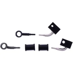 Bremsschlauch Stahlflex Kit Anschluss schwarz 2 - teilig passend für: Honda CB 7576094