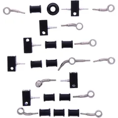 Bremsschlauch Stahlflex Kit Anschluss silber 9 - teilig passend für: Honda VFR