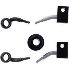 Bremsschlauch Stahlflex Kit Anschluss schwarz 2 - teilig passend für: Kawasaki Z