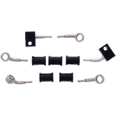 Bremsschlauch Stahlflex Kit Anschluss silber 3 - teilig passend für: Kawasaki Z 7576109