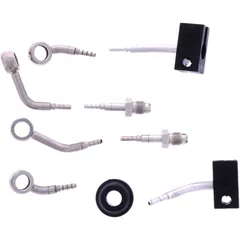 Bremsschlauch Stahlflex Kit Anschluss silber 4 - teilig passend für: Kawasaki Z