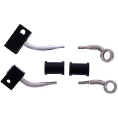 Bremsschlauch Stahlflex Kit Anschluss silber 2 - teilig passend für: Kawasaki ZX - 10R