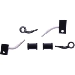 Bremsschlauch Stahlflex Kit Anschluss schwarz 2 - teilig passend für: Kawasaki ZX - 10R