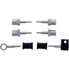 Bremsschlauch Stahlflex Kit Anschluss silber 3 - teilig passend für: Kawasaki ZZR