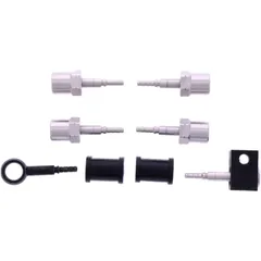 Bremsschlauch Stahlflex Kit Anschluss schwarz 3 - teilig passend für: Kawasaki ZZR