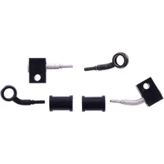 Stahlflex Bremsschlauch Kit 2-teilig schwarz für Motorräder