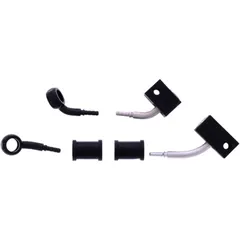 Bremsschlauch Stahlflex Kit 2-teilig schwarz
