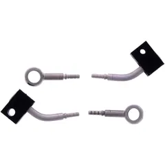 Bremsschlauch Stahlflex Kit silber 2-teilig 7576174