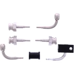 Bremsschlauch Stahlflex Kit mit silver Anschluss 3-teilig