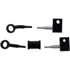 Bremsschlauch Stahlflex Kit 2-teilig schwarz 7576196