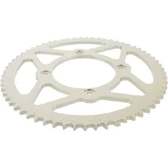 Rear sprocket aluminium 63 tooth pitch 428 silver