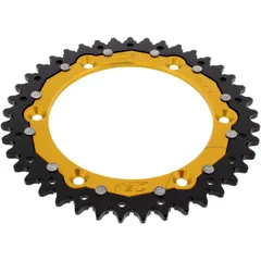 Kettenrad Dual 41Z Teilung 520 gold ZF Innendurchmesser 136 Lochkreis 156 passend für: Husqvarna TE, WR, SM, CR