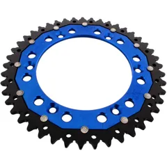 Kettenrad Dual 45Z Teilung 520 blau ZF Innendurchmesser 136 Lochkreis 156 passend für: Husqvarna TE, WR, SM, CR