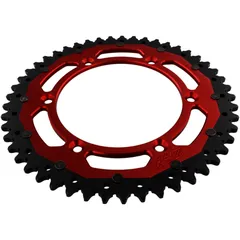 Kettenrad Dual 49Z Teilung 520 rot ZF Innendurchmesser 136 Lochkreis 156 passend für: Husqvarna TE, WR, SM, CR