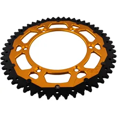 Kettenrad Dual 52Z Teilung 520 gold ZF Alternative: 7582527 passend für: Husqvarna TE, WR, SM, CR
