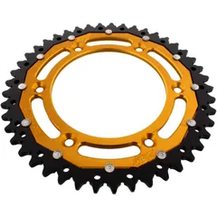 Kettenrad Dual 45Z Teilung 520 gold ZF Innendurchmesser 125 Lochkreis 153 passend für: Honda CRF, CR, XR