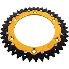 Kettenrad Dual 40Z Teilung 520 gold ZF Innendurchmesser 125 Lochkreis 150 passend für: Husqvarna FE, FC, TE