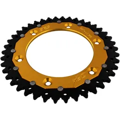 Kettenrad Dual 42Z Teilung 520 gold ZF Innendurchmesser 125 Lochkreis 150 passend für: Husqvarna FE, FC, TE