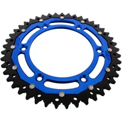 Kettenrad Dual 45Z Teilung 520 blau ZF Innendurchmesser 125 Lochkreis 150 passend für: Husqvarna FE, FC, TE