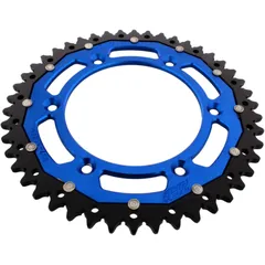 Kettenrad Dual 46Z Teilung 520 blau ZF Innendurchmesser 125 Lochkreis 150 passend für: Husqvarna FE, FC, TE