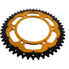 Kettenrad Dual 48Z Teilung 520 gold ZF Innendurchmesser 125 Lochkreis 150 passend für: Husqvarna FE, FC, TE