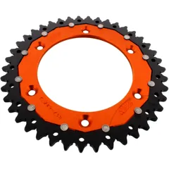 Kettenrad Dual 42Z Teilung 520 orange ZF Alternative: 7582531 passend für: Husqvarna FE, FC, TE