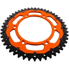 Kettenrad Dual 48Z Teilung 520 orange ZF Alternative: 7582535 passend für: Husqvarna FE, FC, TE