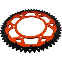 Kettenrad Dual 52Z Teilung 520 orange ZF Alternative: 7582544 passend für: Husqvarna FE, FC, TE