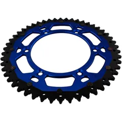 Kettenrad Dual 50Z Teilung 520 blau ZF Innendurchmesser 130 Lochkreis 150 passend für: Fantic XEF, XX, XXF