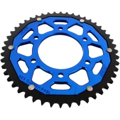 Kettenrad Dual 48Z Teilung 428 blau ZF für Motorräder