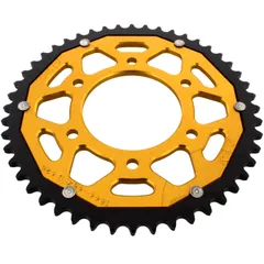 Dual Kettenrad 48Z 428 Teilung gold für ZF