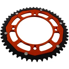Kettenrad Dual 50Z Teilung 428 orange ZF Innendurchmesser 110 Lochkreis 132 passend für: KTM SX