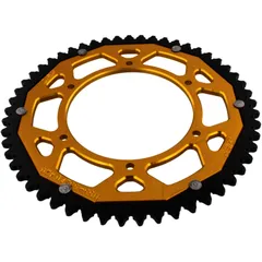 Kettenrad Dual 53Z Teilung 420 gold ZF Innendurchmesser 108 Lochkreis 123 passend für: Derbi GPR, Senda