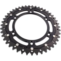 Kettenrad Dual 45Z Teilung 520 schwarz ZF Innendurchmesser 125 Lochkreis 150 passend für: Husqvarna FE, FC, TE