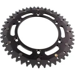 Kettenrad Dual 48Z Teilung 520 schwarz ZF Innendurchmesser 136 Lochkreis 156 passend für: Husqvarna TE, WR, SM, CR