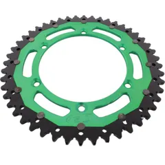 Rear sprocket dual 48 tooth pitch 520 green