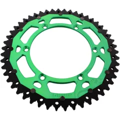 Kettenrad Dual 50Z Teilung 520 grün ZF Innendurchmesser 134 Lochkreis 150 passend für: Kawasaki KX, KLX, KDX