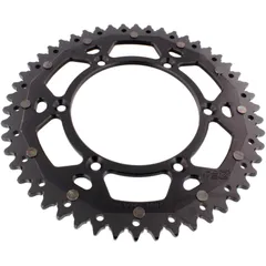 Kettenrad Dual 50 Zähne 520 Schwarz für Motorräder