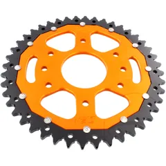 Kettenrad Dual 44Z Teilung 520 orange ZF Innendurchmesser 063 Lochkreis 110 passend für: Husqvarna Svartpilen, Vitpilen, SM