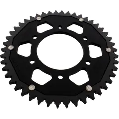 Kettenrad Dual 46Z 428 schwarz für Motorräder