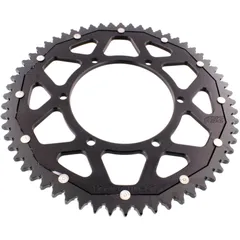 Kettenrad Dual 60Z Teilung 428 schwarz ZF Innendurchmesser 108 Lochkreis 123 passend für: Aprilia RS, RS4, Tuono