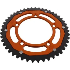 Kettenblatt Kettenrad Dual 47Z Teilung 420 orange